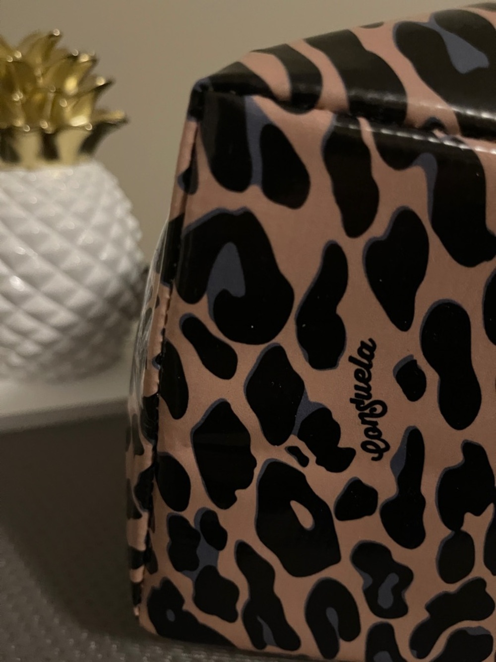 NWOT...Consuela Leopard Print Coated Tote - Picture 5 of 8